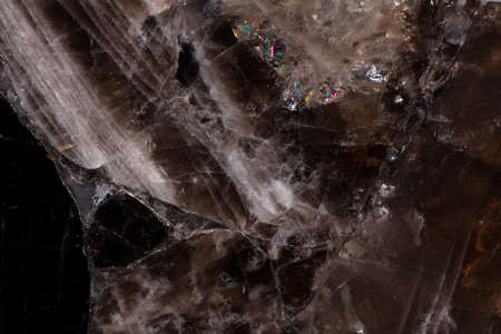 Smoky Quartz semi precious stone texture for unique interior design.の写真素材