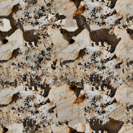 Saturated marble texture with beige and brown tone. Seamless background, tile ready. Stone...