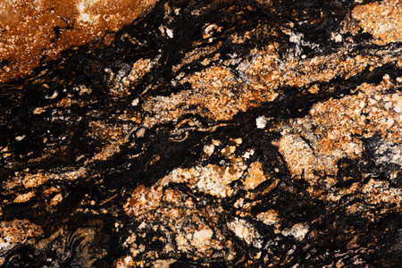 Stylish Black Sedna - granite background, texture in elegant dark colors as part of your design.の写真素材