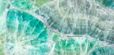 Green Fluorite stone background, natural texture in fresh color as part of your interior work.の写真素材