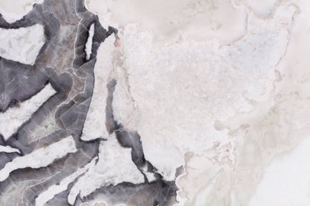 Contrast marble background with perfect surface in grey tone.の写真素材