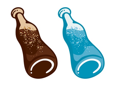 Illustration of a cold drinkのイラスト素材