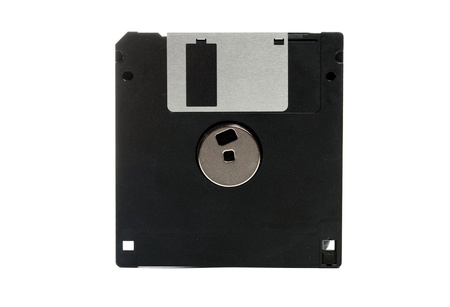 floppy disc on whiteの写真素材