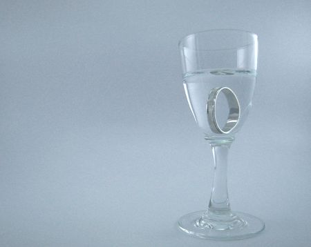 Glass & Ringの写真素材
