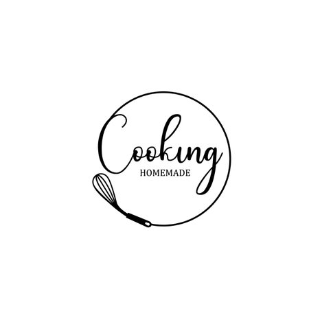 Cake cooking logo design vector template. Kitchen utensils icon.のイラスト素材