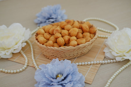 a traditional cake from Indonesia called kue sus