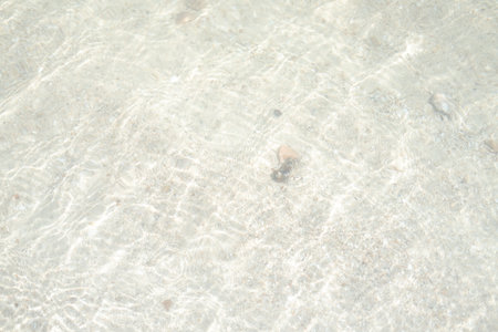 Calm Waters and Gentle Wavesの写真素材