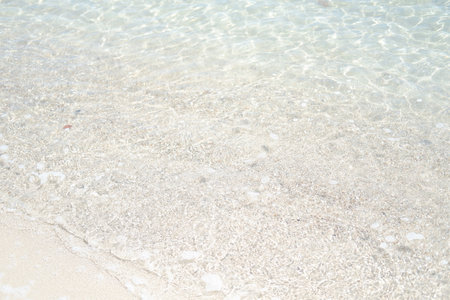 Calm Waters and Gentle Wavesの写真素材