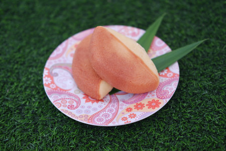 Traditional Snack with a Soft Touchの写真素材
