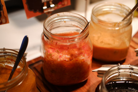 Build Your Flavor, Self Serve Sauce Stationの写真素材