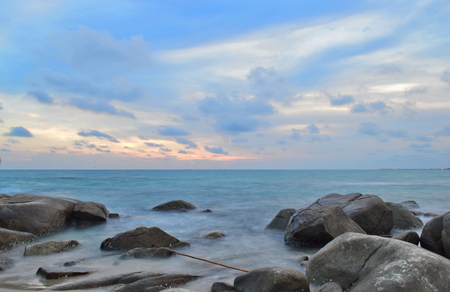 Rocks and seaの写真素材
