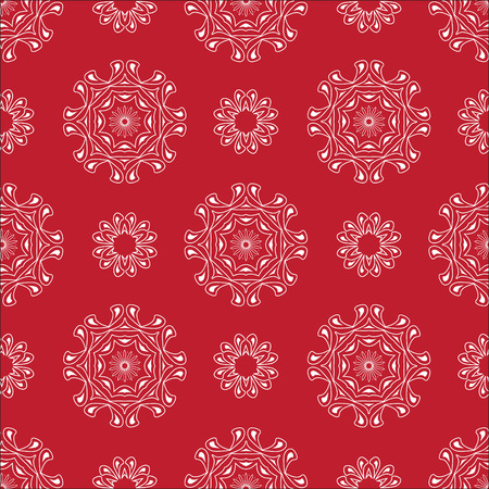 Seamless pattern. Vintage decorative elements. Hand drawn background. Islam, Arabic, Indian, ottoman motifs. Perfect for printing on fabric or paper.のイラスト素材
