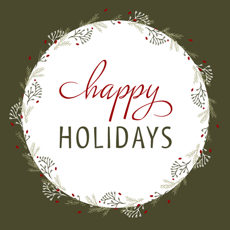 Christmas Card design. Vector illustrationのイラスト素材