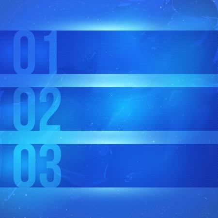 One two three banners. Vector background. Abstract background. Business background. Technological background. Blue background. Ice, water, snow, cold.のイラスト素材