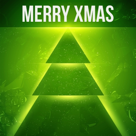 Christmas background. Vector illustration. Merry Christmas. Happy New Year. Modern art. Christmas tree. Abstract art. Xmas background. Abstract backgroundのイラスト素材