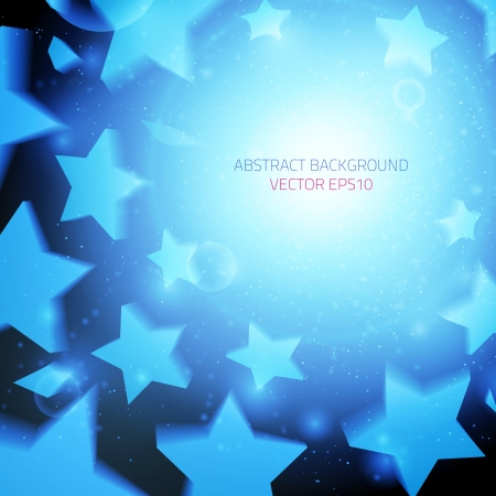 Abstract vector background  Business background  Stars background  Music background  Party background  Bright background  Blue background  Glowing background  Presentation backgroundのイラスト素材