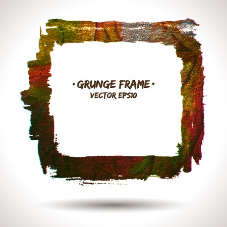 Trendy grunge  frame. Grunge background. Watercolor background. Retro background. Vintage background. Business background. Abstract background. Hand drawn. Texture background. Abstract shapeのイラスト素材
