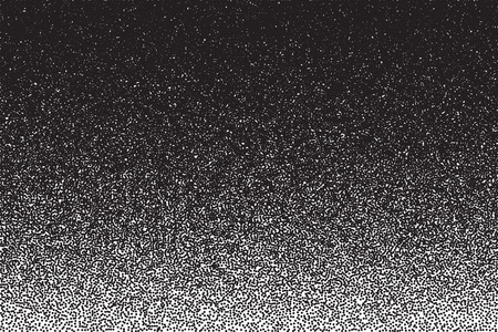 Vector dotted texture. Abstract dotwork engraving stippling backgroundのイラスト素材
