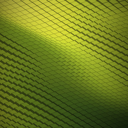 Abstract Vector Technological Waveform Colorful Bright Background. 3D Render Science Structure Art Illustrationのイラスト素材