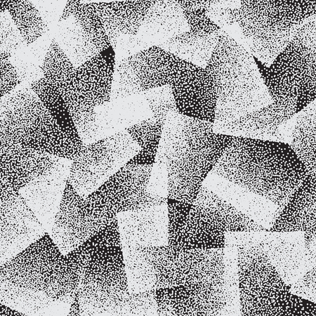Vector Abstract Stippled Weird Seamless Patternのイラスト素材