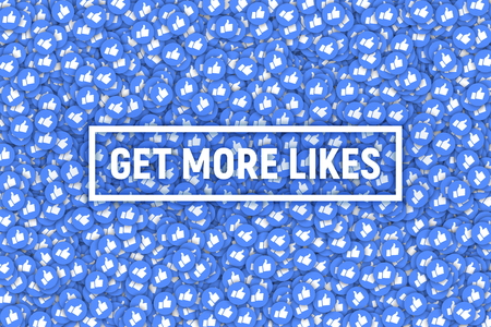 Vector 3D Like Icons Abstract Backgroundのイラスト素材