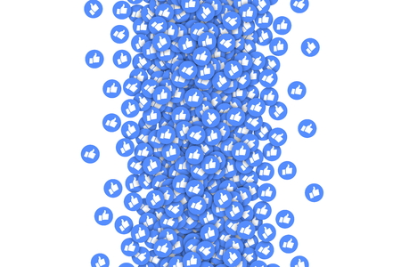 Vector 3D Like Icons Abstract Backgroundのイラスト素材