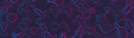 Ultra Wide Wallpaper Abstract Topographic Contour Map Vaporwave Vector Backgroundのイラスト素材