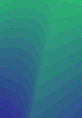 Minimal Smooth Curved Lines Blue Green Gradient Vertical Wallpaper Abstract Background