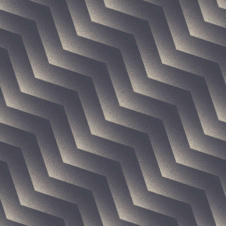 Tilted Zigzag Parallel Lines Strict Seamless Pattern Vector Abstract Background. Oblique Wavy Angled...