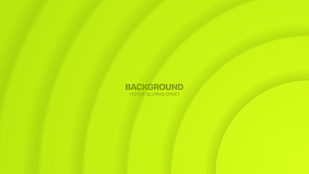 Minimal Light Green Layered Radial Smooth Structure Morph Material Design 3D Vector Blurred Abstract Background. Dynamic Geometry Rippled Surface Cool Wallpaper. Render Abstraction Circular Lines Backのイラスト素材