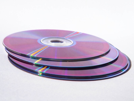 Cd-room purpleの写真素材