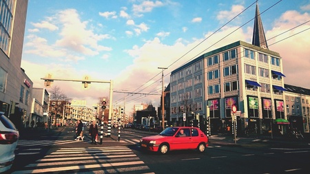 At Arnhem city NL.の素材