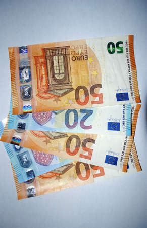 euro - banknotes of the european unionの写真素材