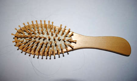 hair loss can indicate health problemsの写真素材