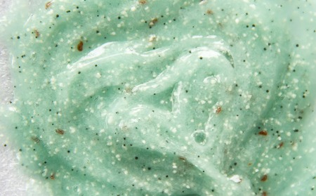 Texture cosmetic gel scrub for face and body. Selective focus. nature.の写真素材