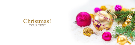 Christmas background. happy New Year. Selective focus Holidayの写真素材