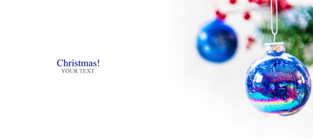 Christmas background. happy New Year. Selective focus Holidayの写真素材
