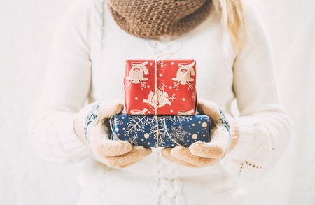 Christmas background. happy New Year. Selective focus holideyの写真素材