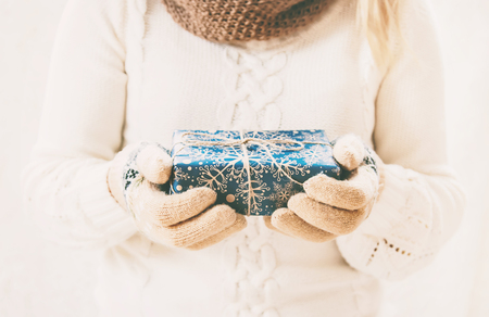 Christmas background. happy New Year. Selective focus holideyの写真素材