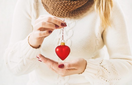 Christmas background. happy New Year. Selective focus holideyの写真素材