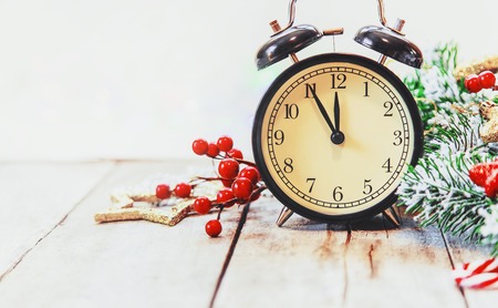 Christmas background. happy New Year. Selective focus holidey