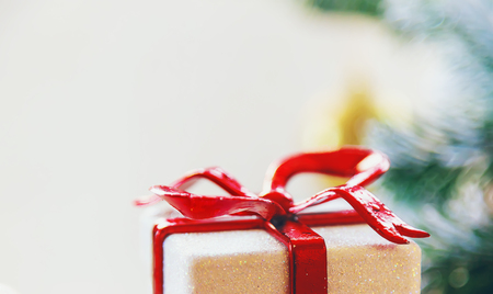 Christmas background. Selective focus Holidayの写真素材