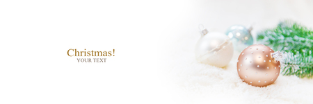 Christmas background. happy New Year. Selective focus Holidayの写真素材