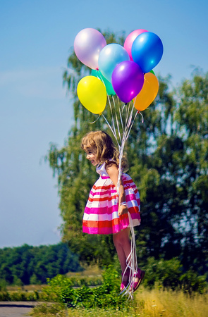 Child and happy. Selective focus. holidays. Kids.の写真素材