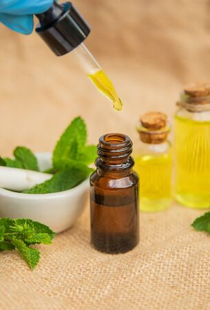 medicinal herbs. Selective focus. medicine and health natureの写真素材