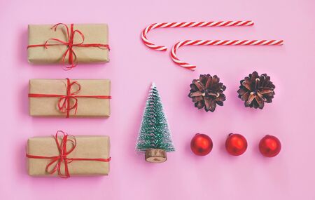 Christmas background and decor. New Year. Selective focus. Holiday.