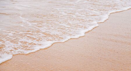 Beach sand and sea coastline. Selective focus. nature,