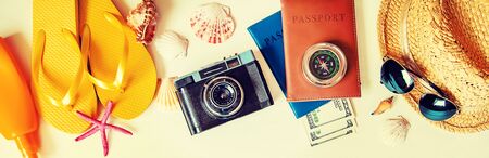 Background journey. Sea tour, items Selective focus natureの写真素材