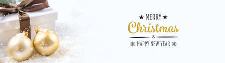 Christmas background and beautiful decor. New Year. Selective focus. Holiday.