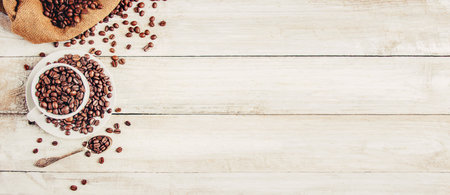 coffee bean. a Cup of coffee. selective focus. drink.